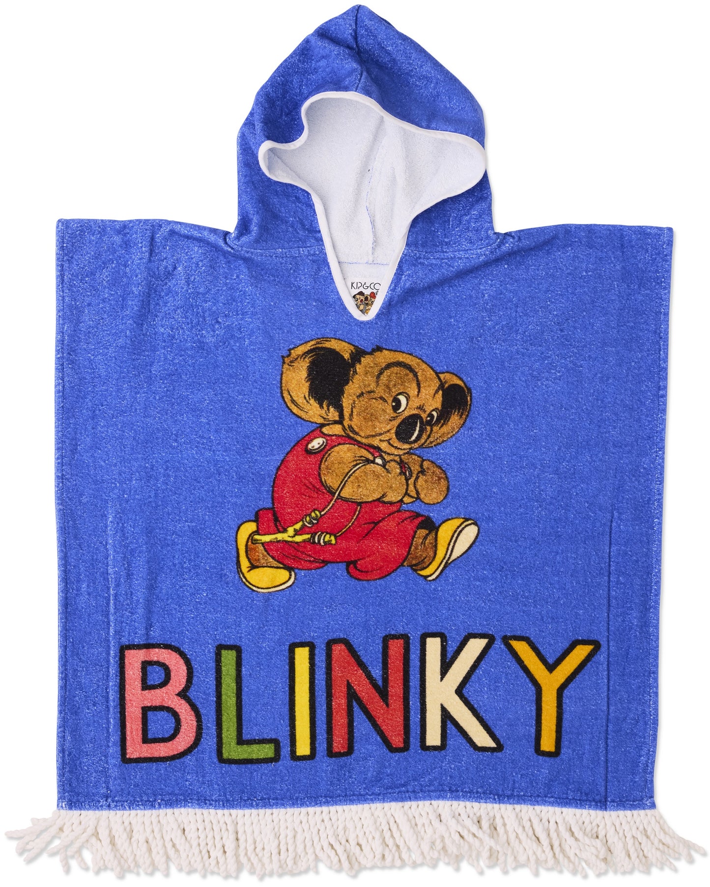Kip & Co - Blinky Bill Blinky Printed Kids Terry Poncho (Small)