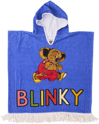 Kip & Co - Blinky Bill Blinky Printed Kids Terry Poncho (Small)