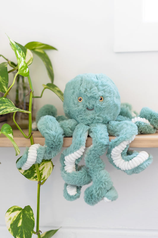 OB Designs - Reef Octopus Blue Soft Toy