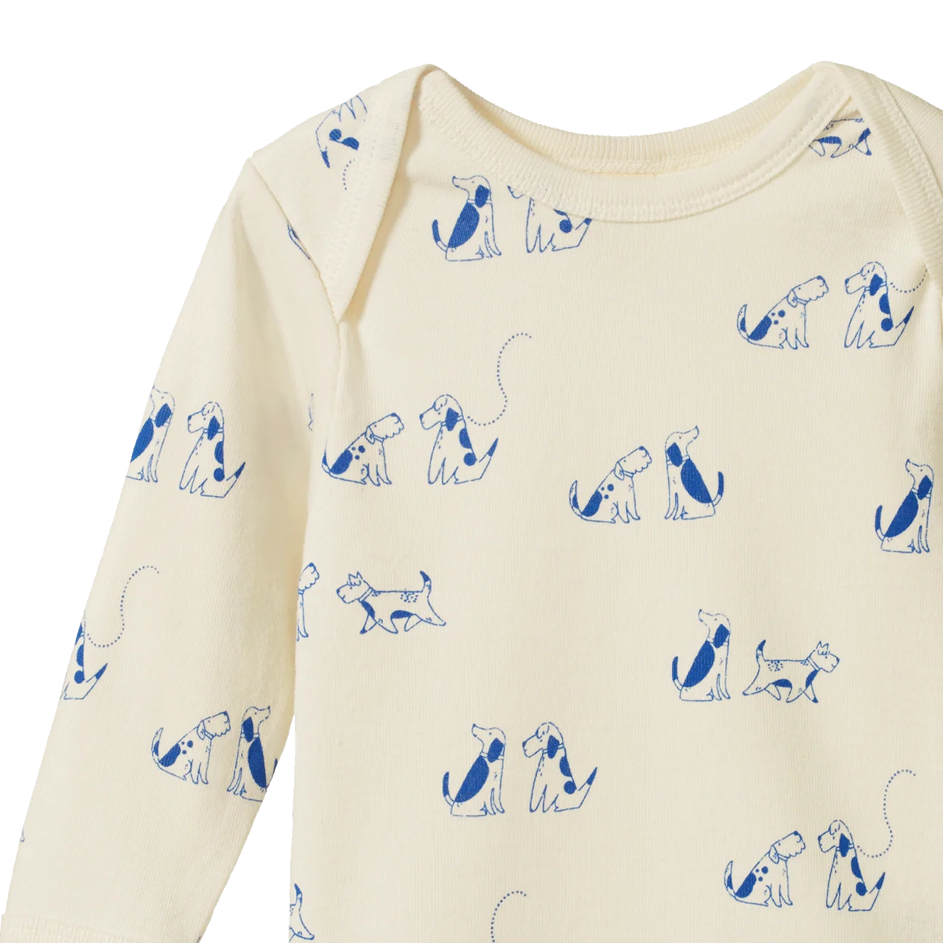 Nature Baby - Long Sleeve Bodysuit / Dog Walk Print