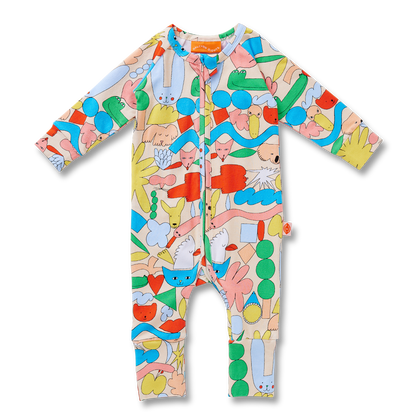 Halcyon Nights - Long Sleeve Romper / Little Billabong