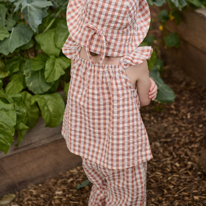 Nature Baby - Petal Top / Dandelion Gingham