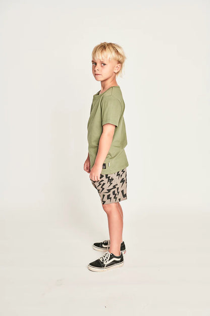 Munster - Bolted SS Tee / Olivine