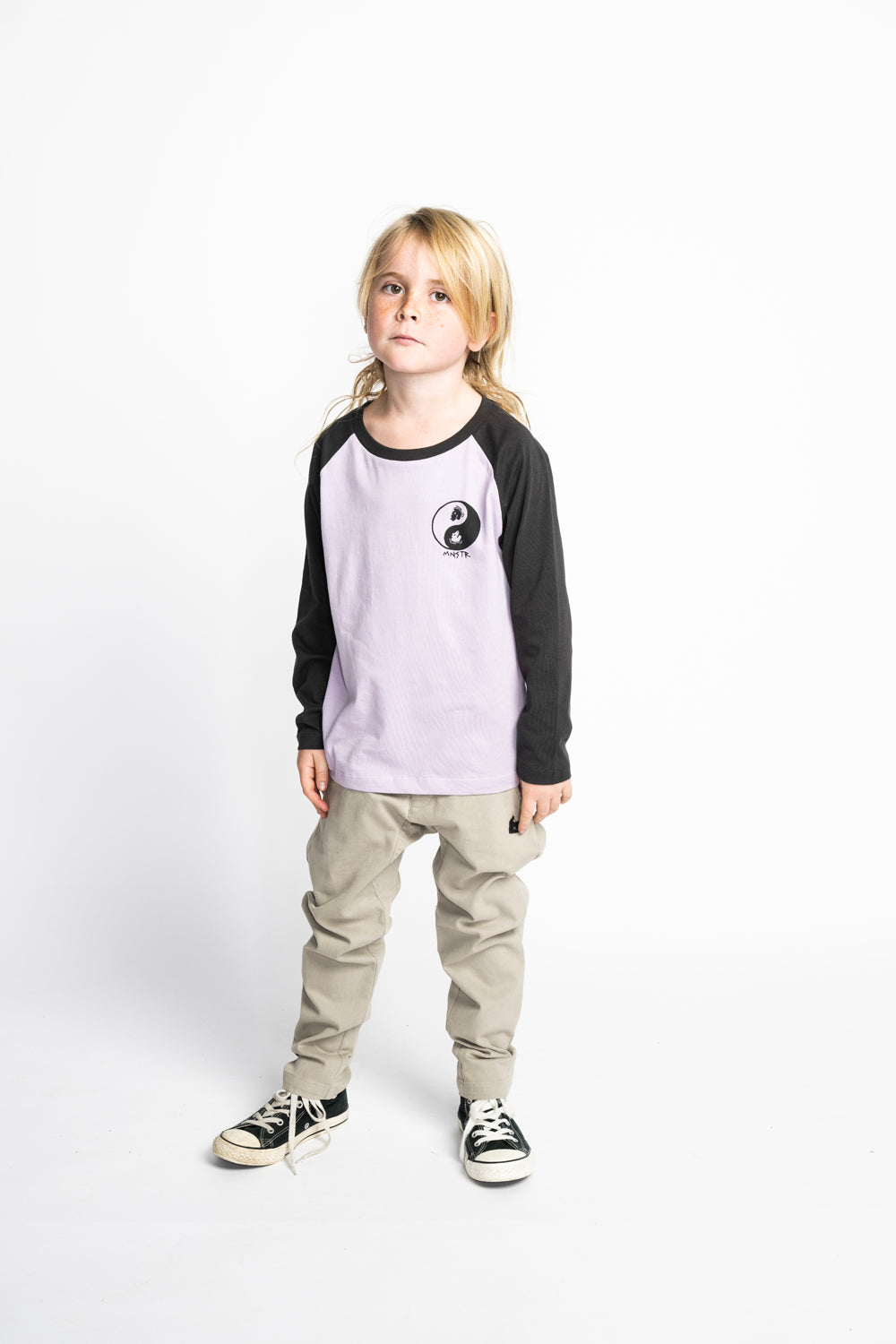 Munster - Deep Shallow LS Tee/Lilac/Black