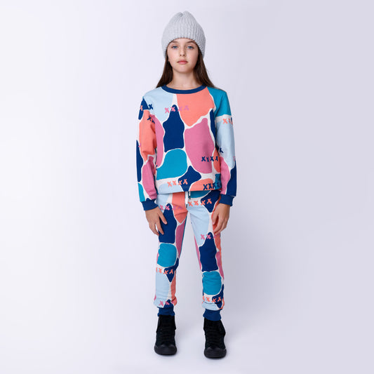 Minti - Watercolour Furry Crew / Multi Colour