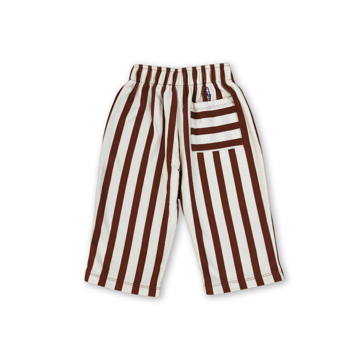 Grown Clothing - Organic French Terry Striped Pants / Maroon