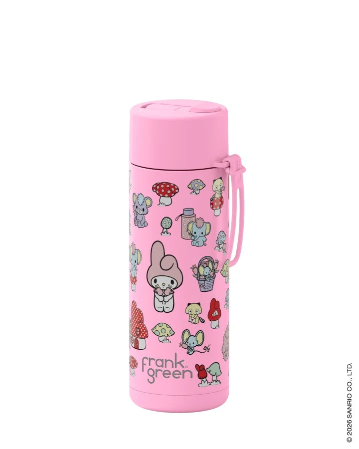 Frank Green - Reusable Bottle (Flip Straw Lid) 20oz / Hello Kitty & Friends