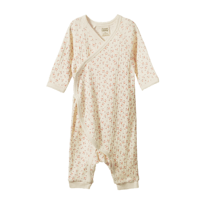 Nature Baby - Kimono Stretch & Grow Pointelle / Dandelion Print