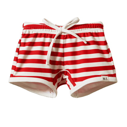 Nature Baby - Splash Shorts / Red Sea Stripe