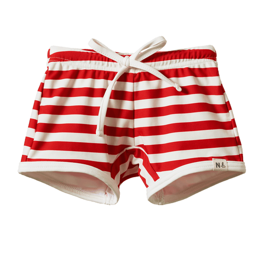 Nature Baby - Splash Shorts / Red Sea Stripe