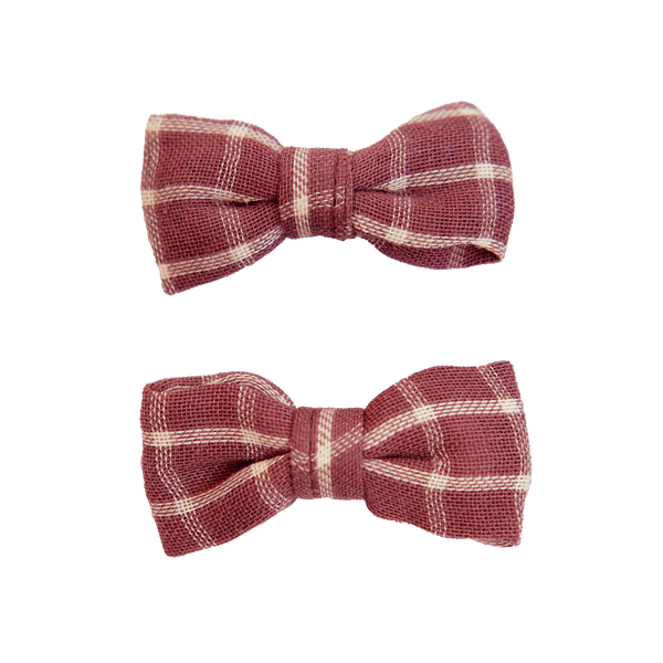 Nature Baby - Bow Hair Clips / 2 Pack