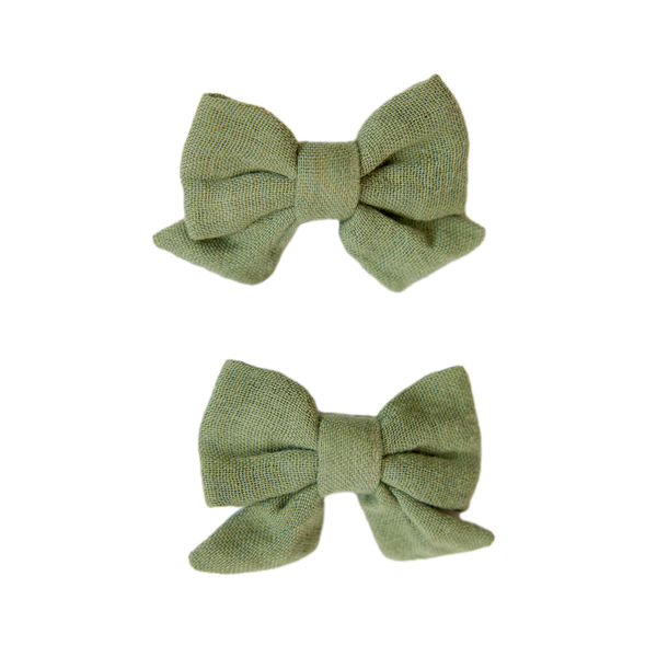 Nature Baby - Bow Hair Clips / 2 Pack