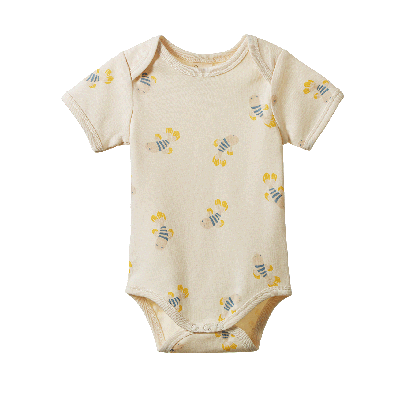Nature Baby - Short Sleeve Bodysuit / Fish Fable Print