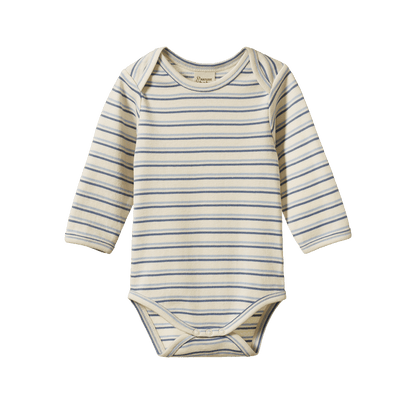 Nature Baby - Long Sleeve Bodysuit / Horizon Stripe