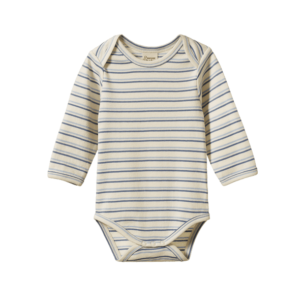 Nature Baby - Long Sleeve Bodysuit / Horizon Stripe