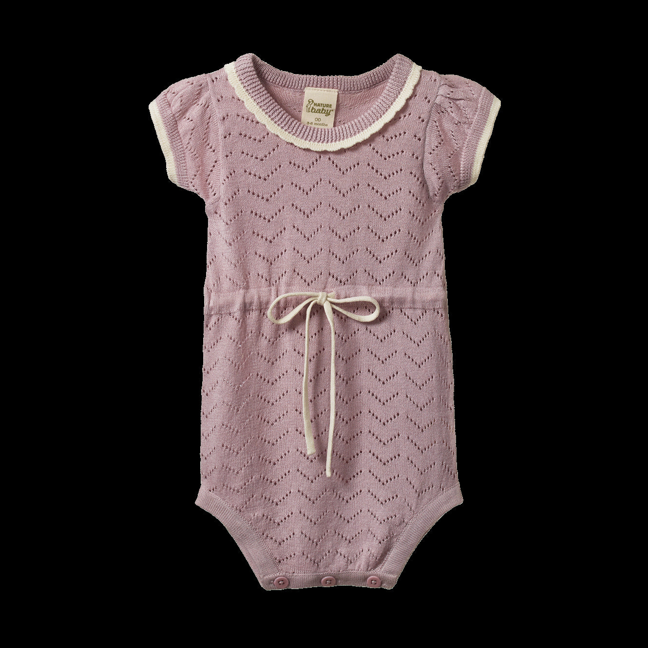 Nature Baby - Lottie Suit / Lilac Pointelle