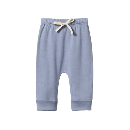 Nature Baby - Drawstring Pants / Dusky Blue