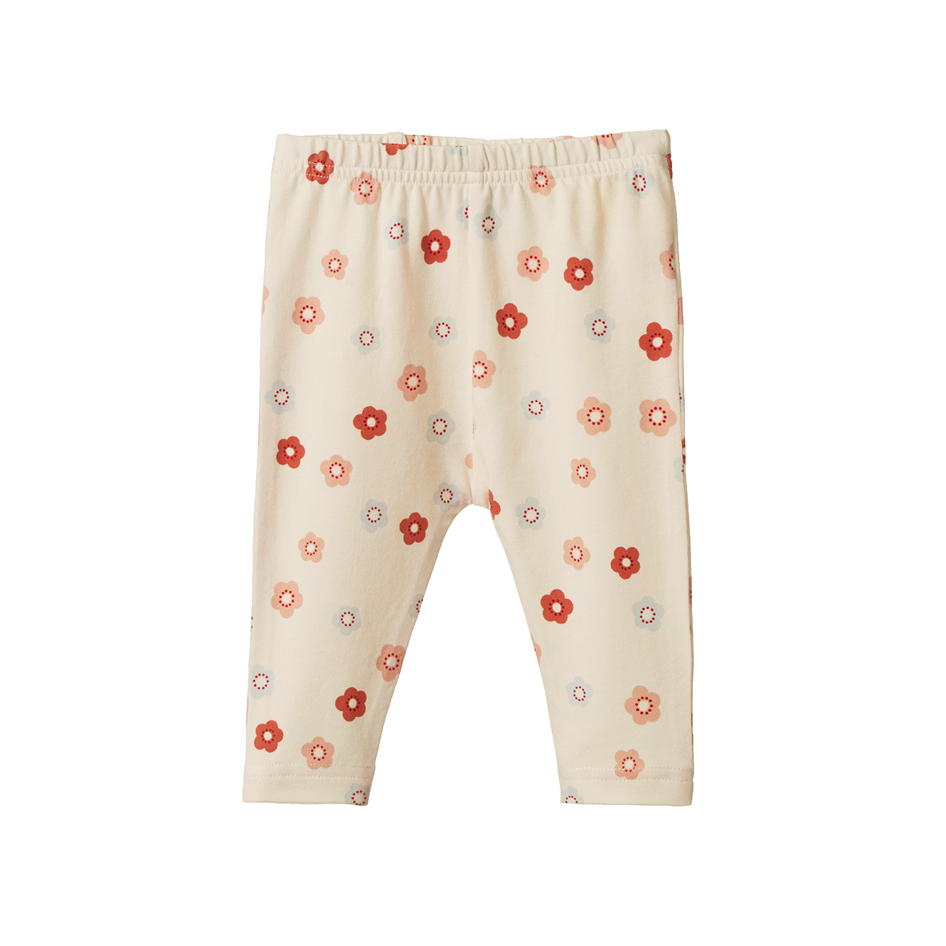 Nature Baby - Leggings / Petite Flora Stamp Print