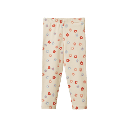 Nature Baby - Leggings / Petite Flora Stamp Print