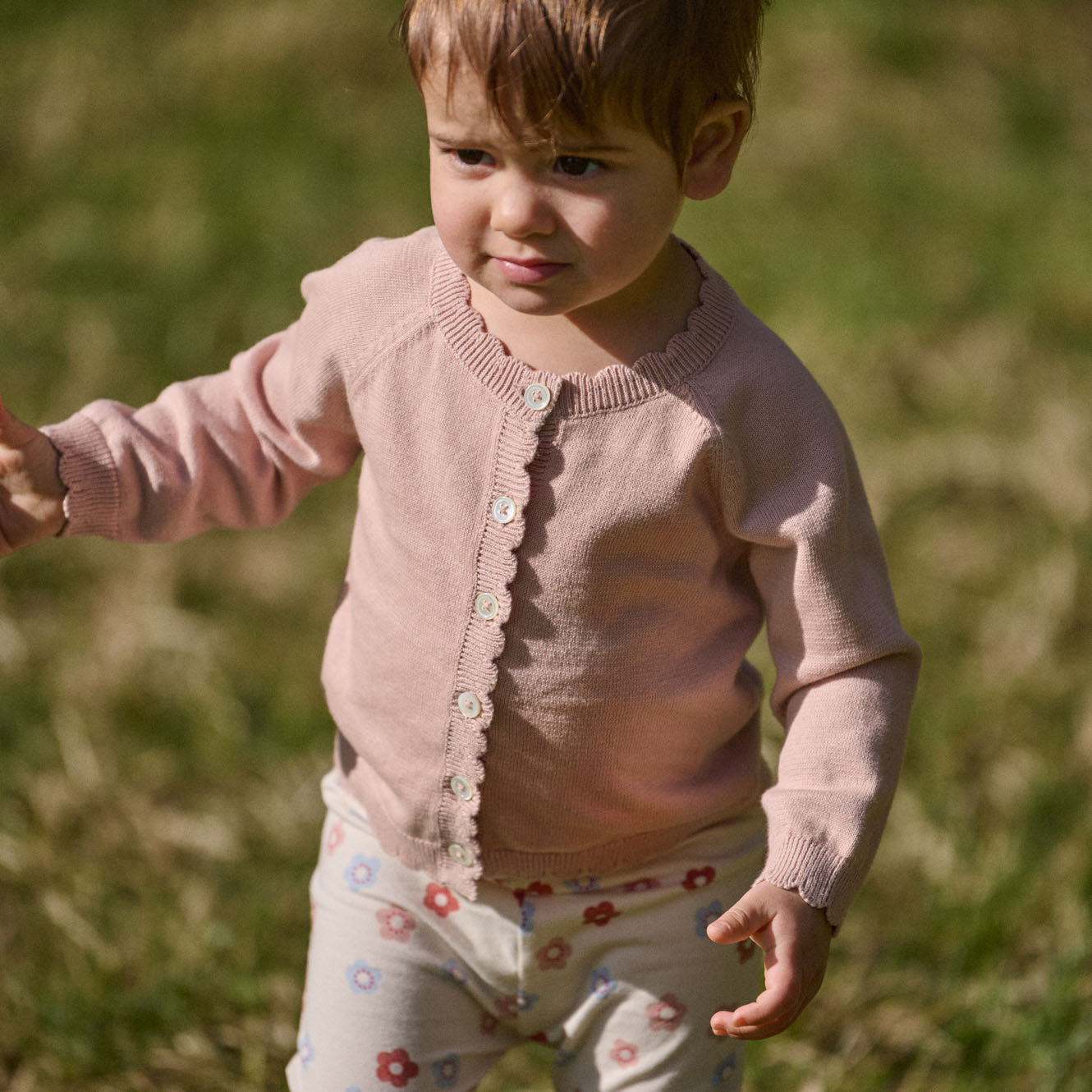 Nature Baby - Leggings / Petite Flora Stamp Print