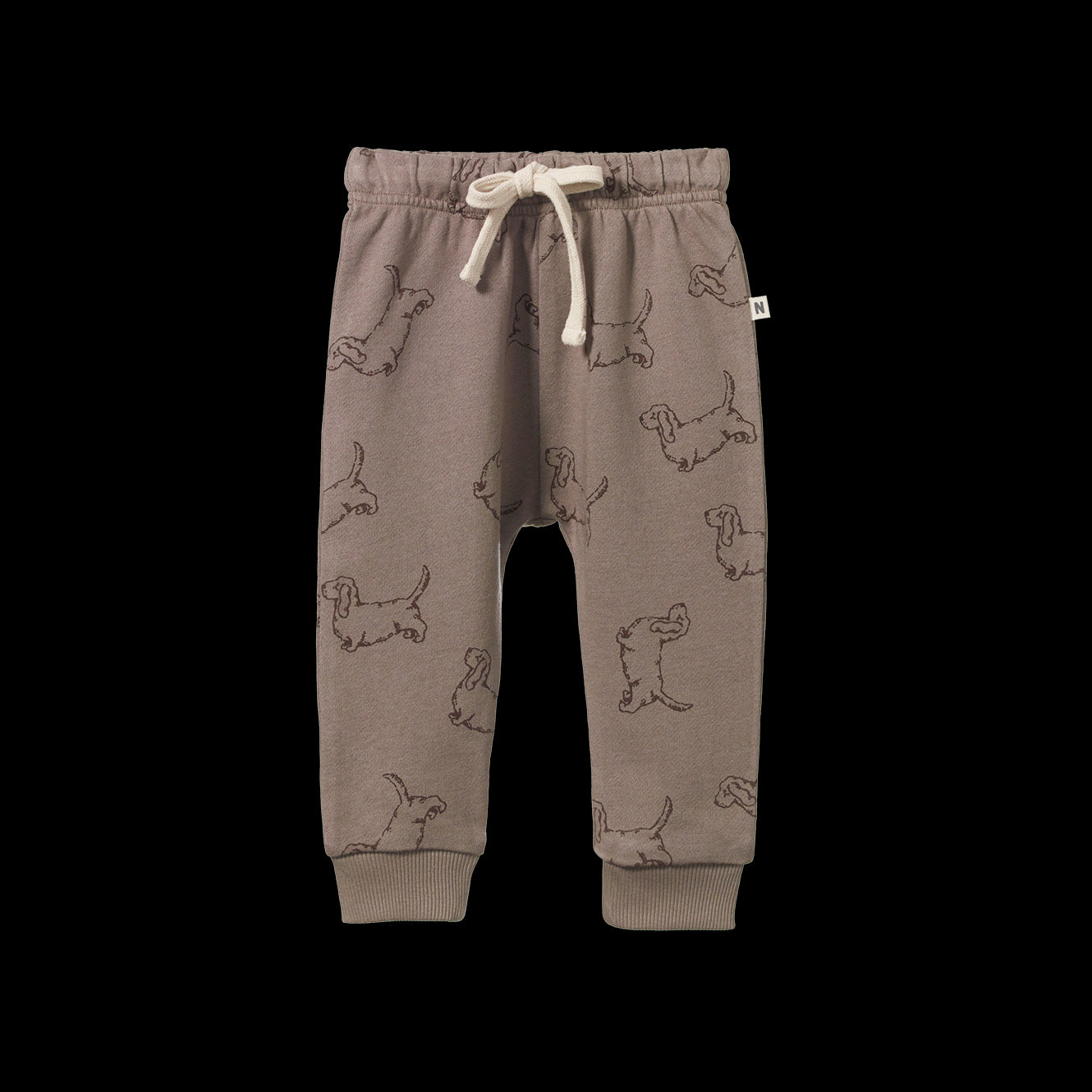 Nature Baby - Sunday Track Pants/Happy Hounds Print