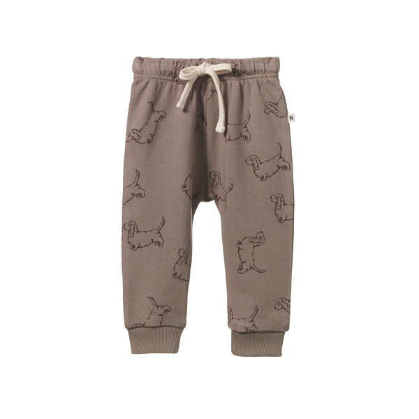 Nature Baby - Sunday Track Pants/Happy Hounds Print