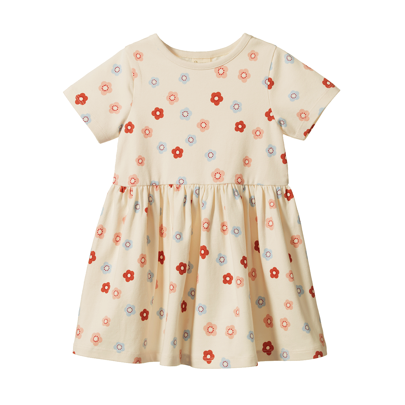 Nature Baby - Saturday Dress / Petite Flora Stamp Print