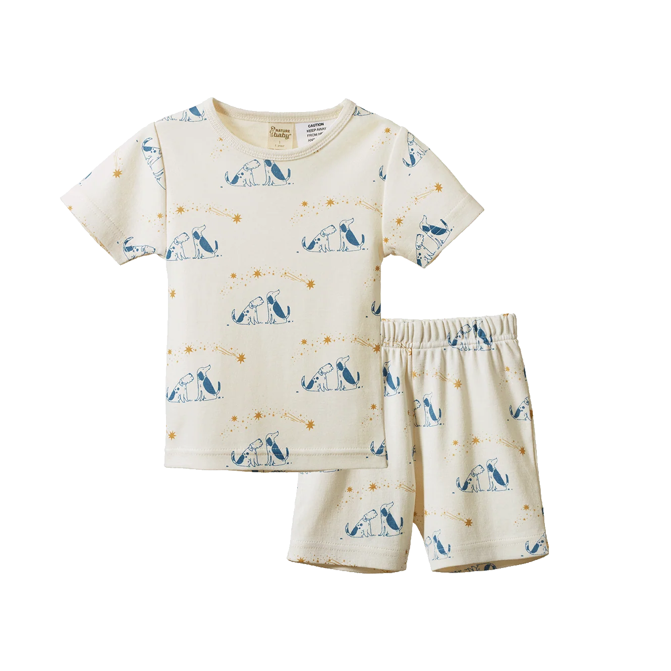 Nature Baby - Shortie Pyjama Set / Dog Dream Print