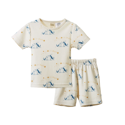 Nature Baby - Shortie Pyjama Set / Dog Dream Print