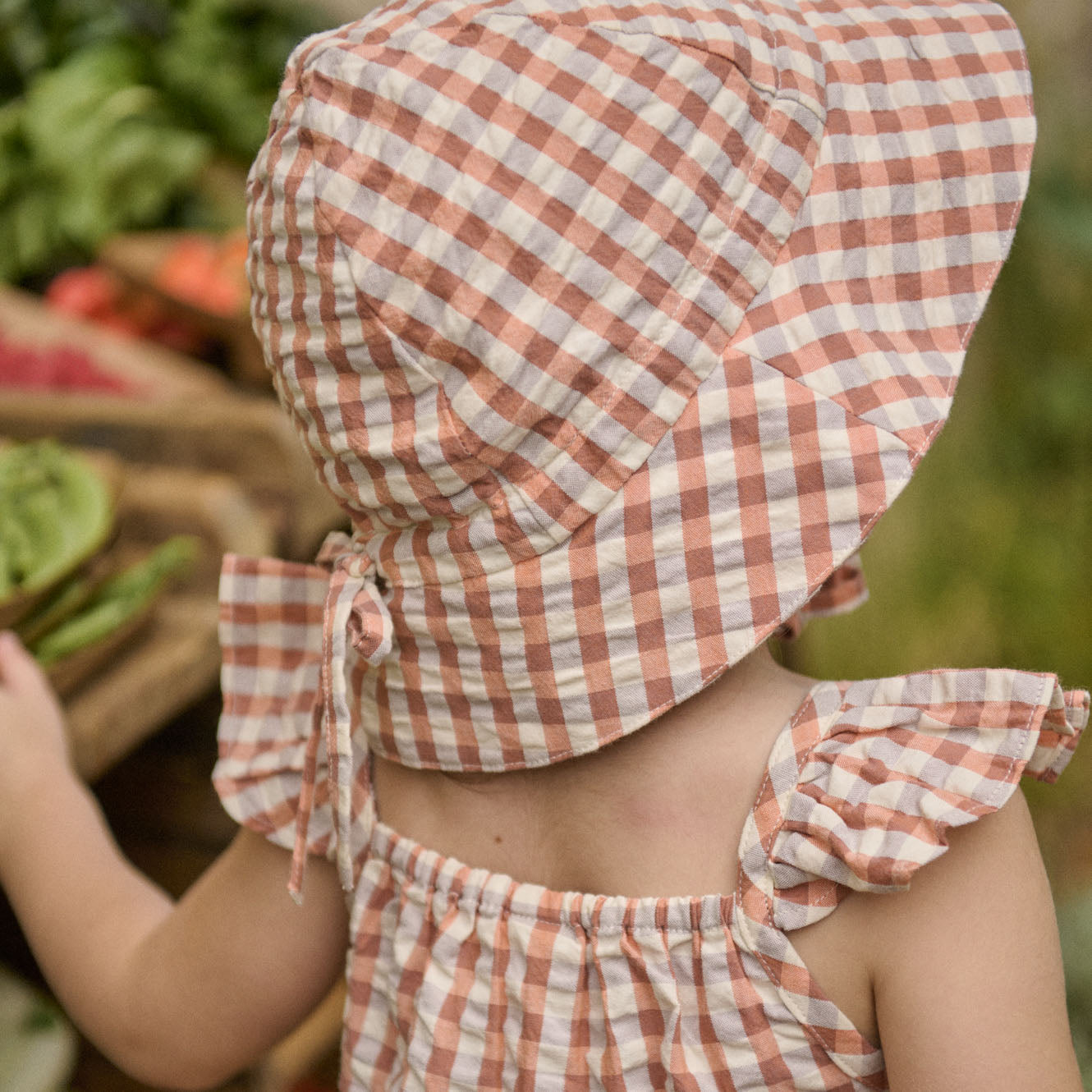 Nature Baby - Sunhat / Dandelion Gingham