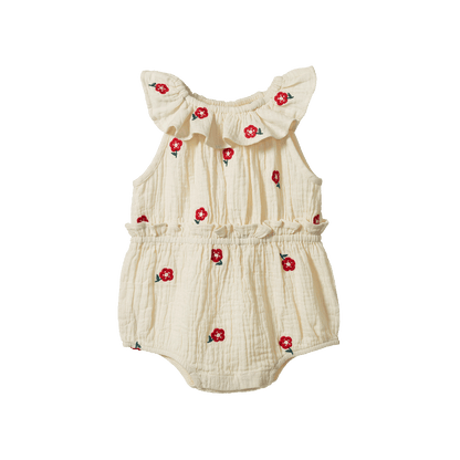 Nature Baby - Plum Suit Muslin / Red Flora