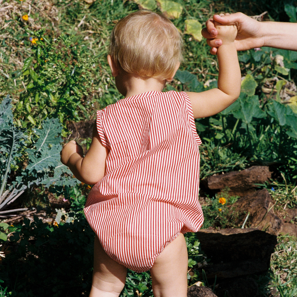 Nature Baby - Cedar Suit / Meri Stripe