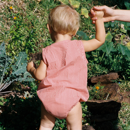 Nature Baby - Cedar Suit / Meri Stripe