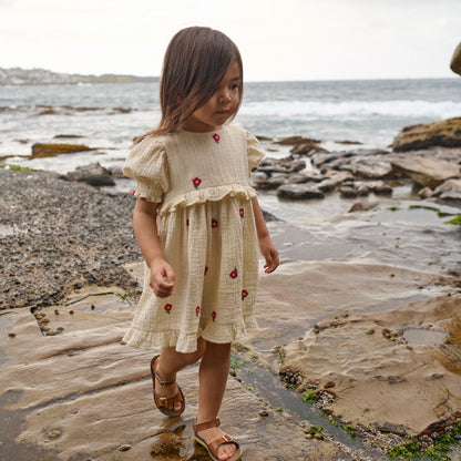 Nature Baby - Valentina Dress / Red Flora