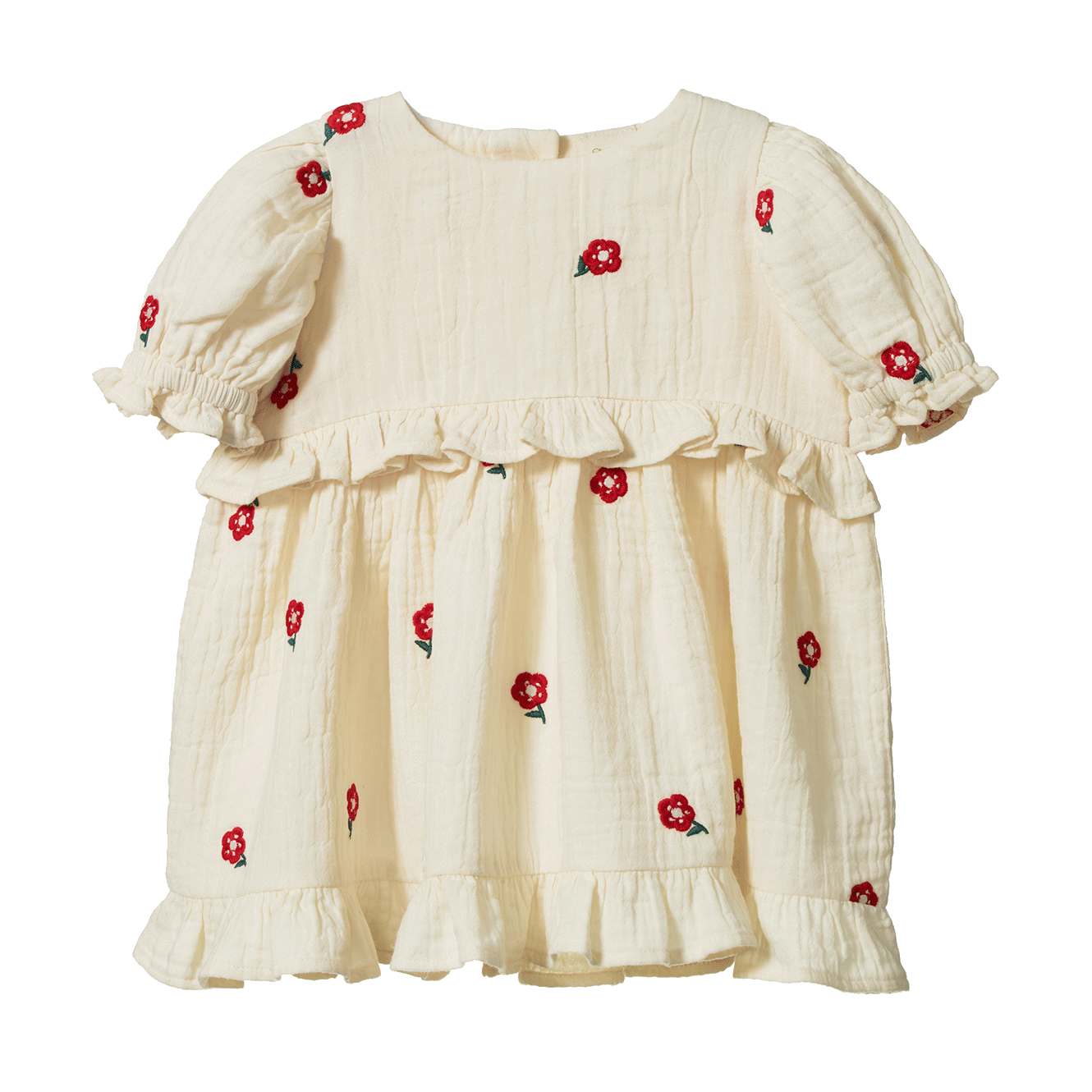 Nature Baby - Valentina Dress / Red Flora