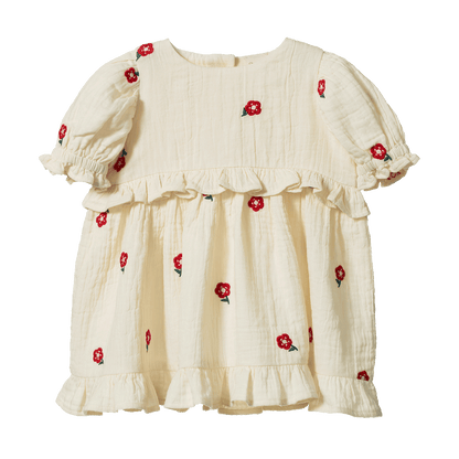 Nature Baby - Valentina Dress / Red Flora