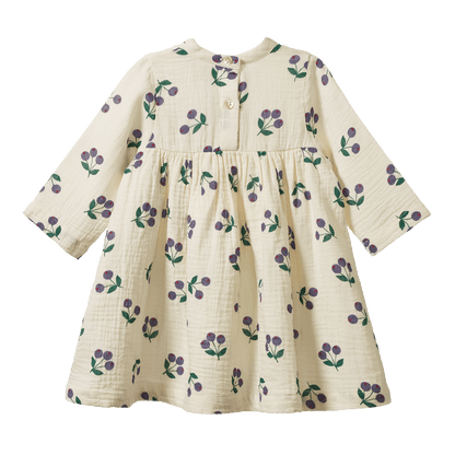 Nature Baby - Mabel Dress / Winter Berry Natural Print