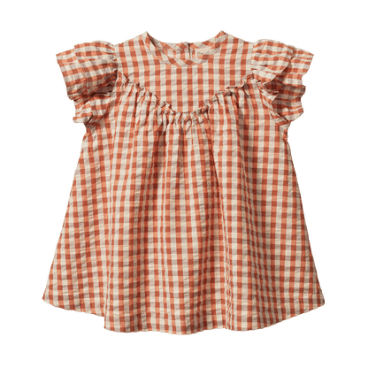 Nature Baby - Una Dress / Dandelion Gingham