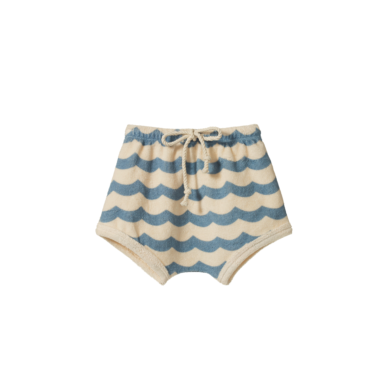 Nature Baby - Terry Shorts / Waves Print