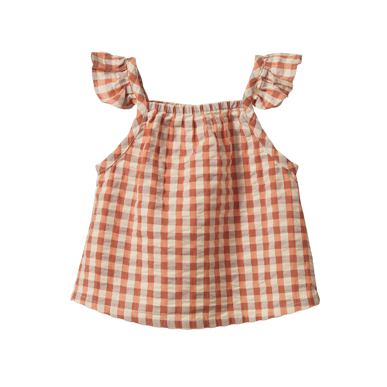 Nature Baby - Petal Top / Dandelion Gingham