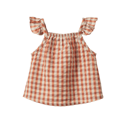 Nature Baby - Petal Top / Dandelion Gingham
