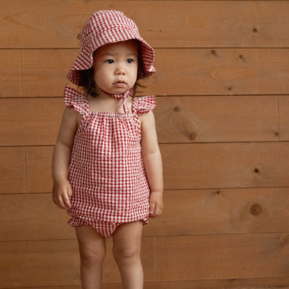 Nature Baby - Petal Set / Red Gingham