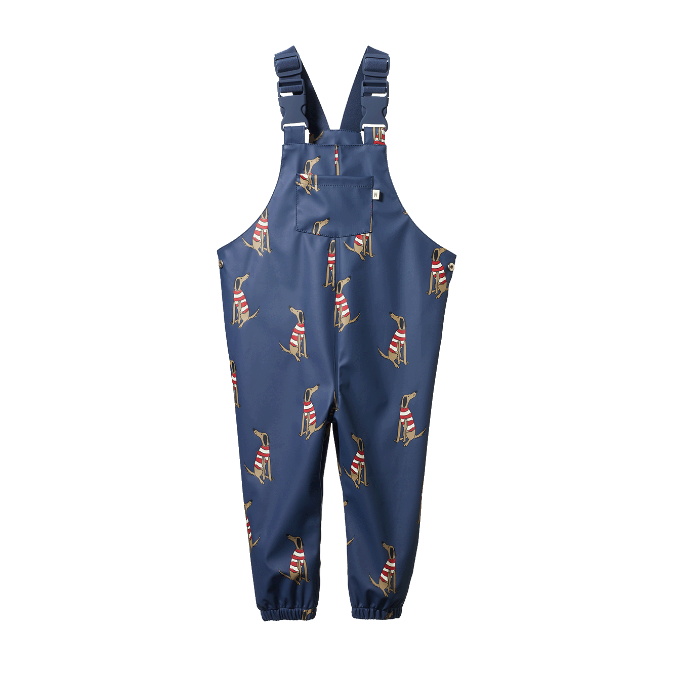 Nature Baby - Splash Overalls / Best Friend Indigo Print