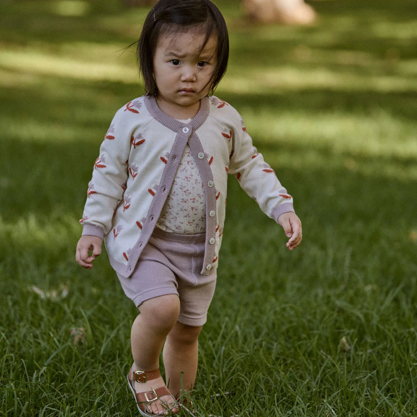 Nature Baby - Piper Cardigan / Fleurette