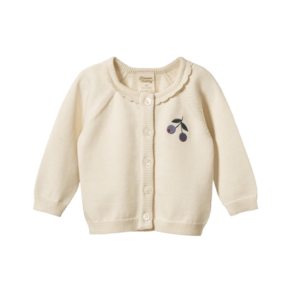 Nature Baby - Piper Cardigan / Winter Berry