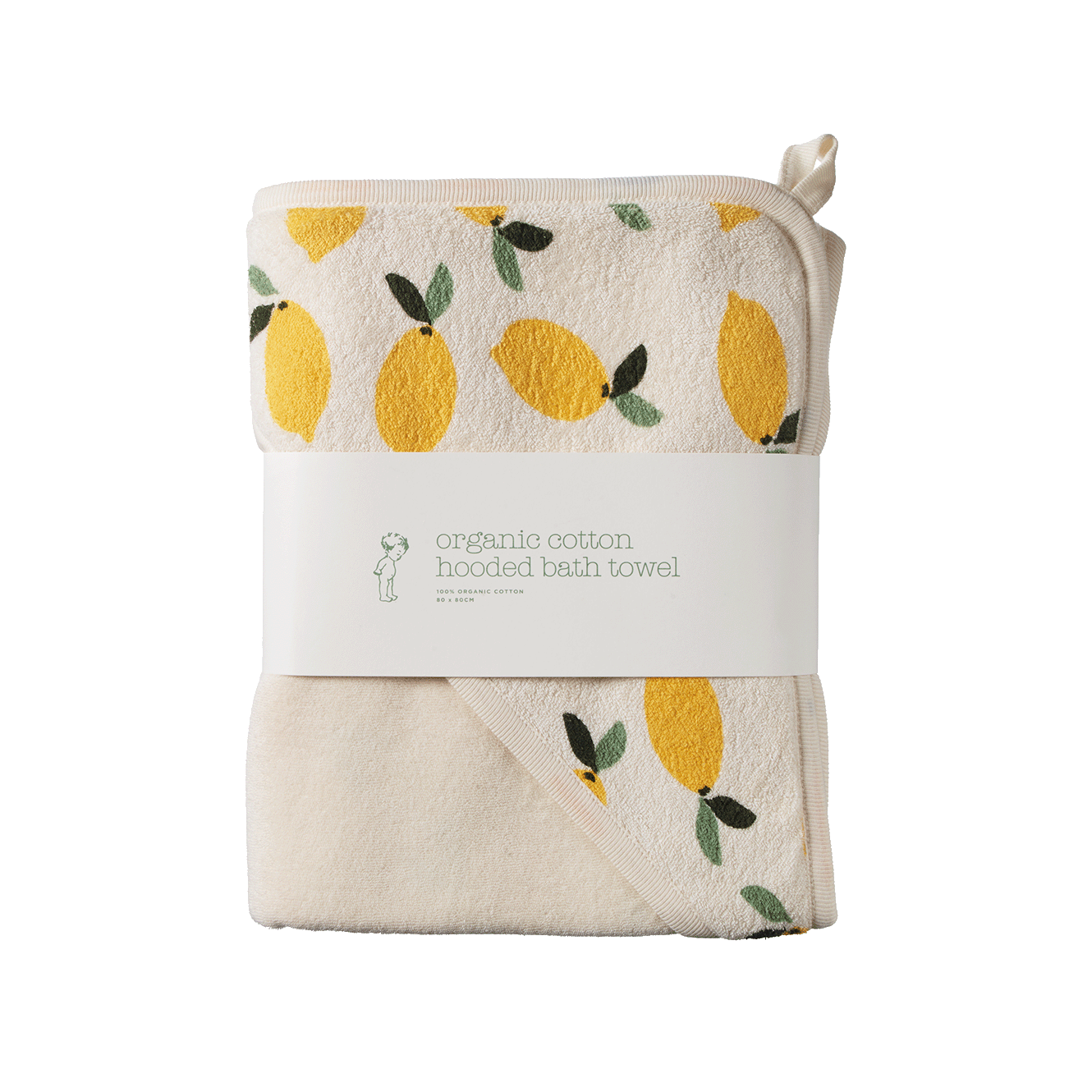 Nature Baby - Organic Cotton Hooded Bath Towel