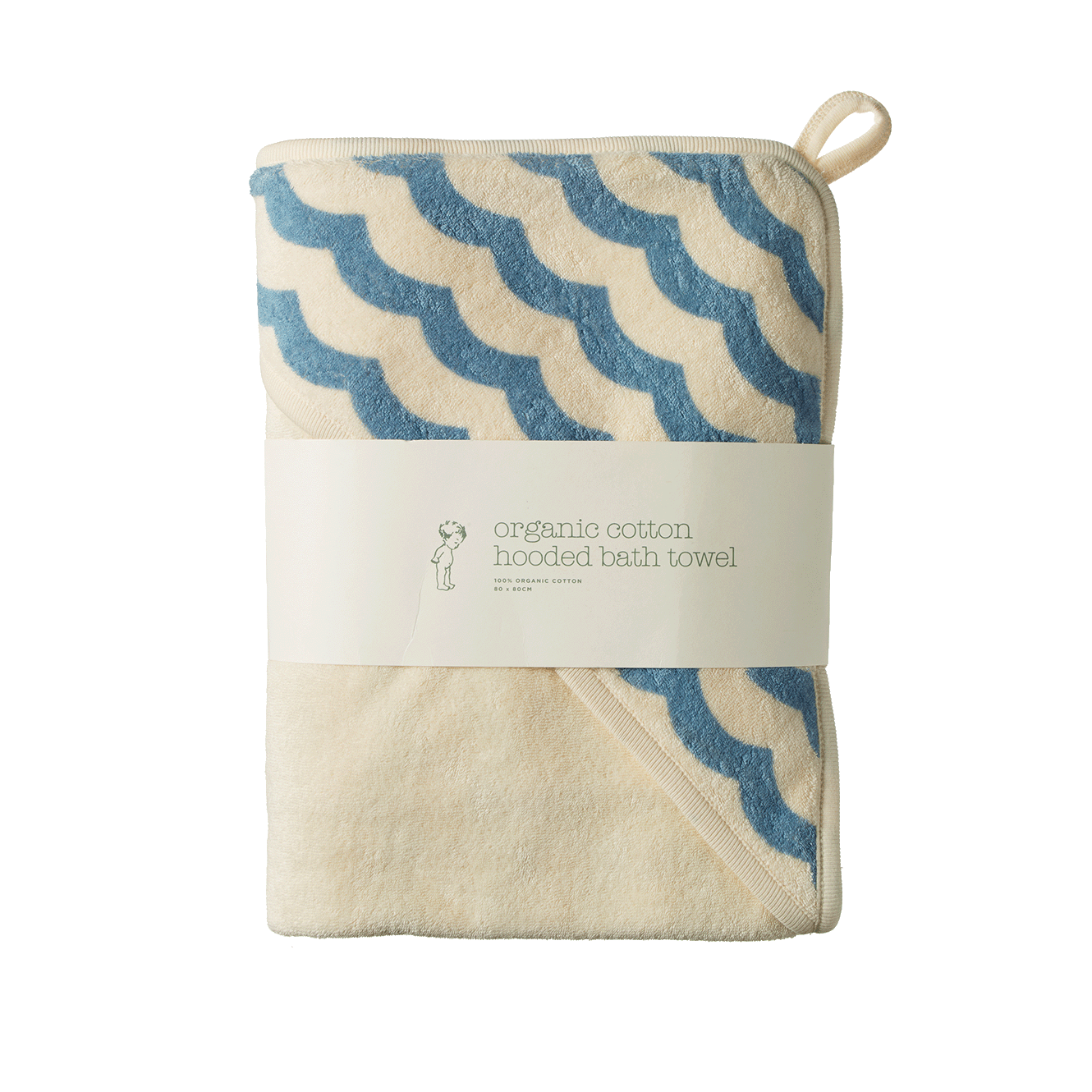 Nature Baby - Organic Cotton Hooded Bath Towel