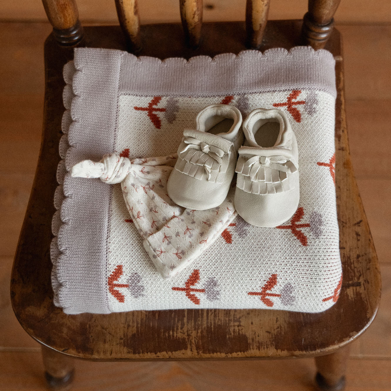 Nature Baby - Fern Blanket / Fleurette Knit