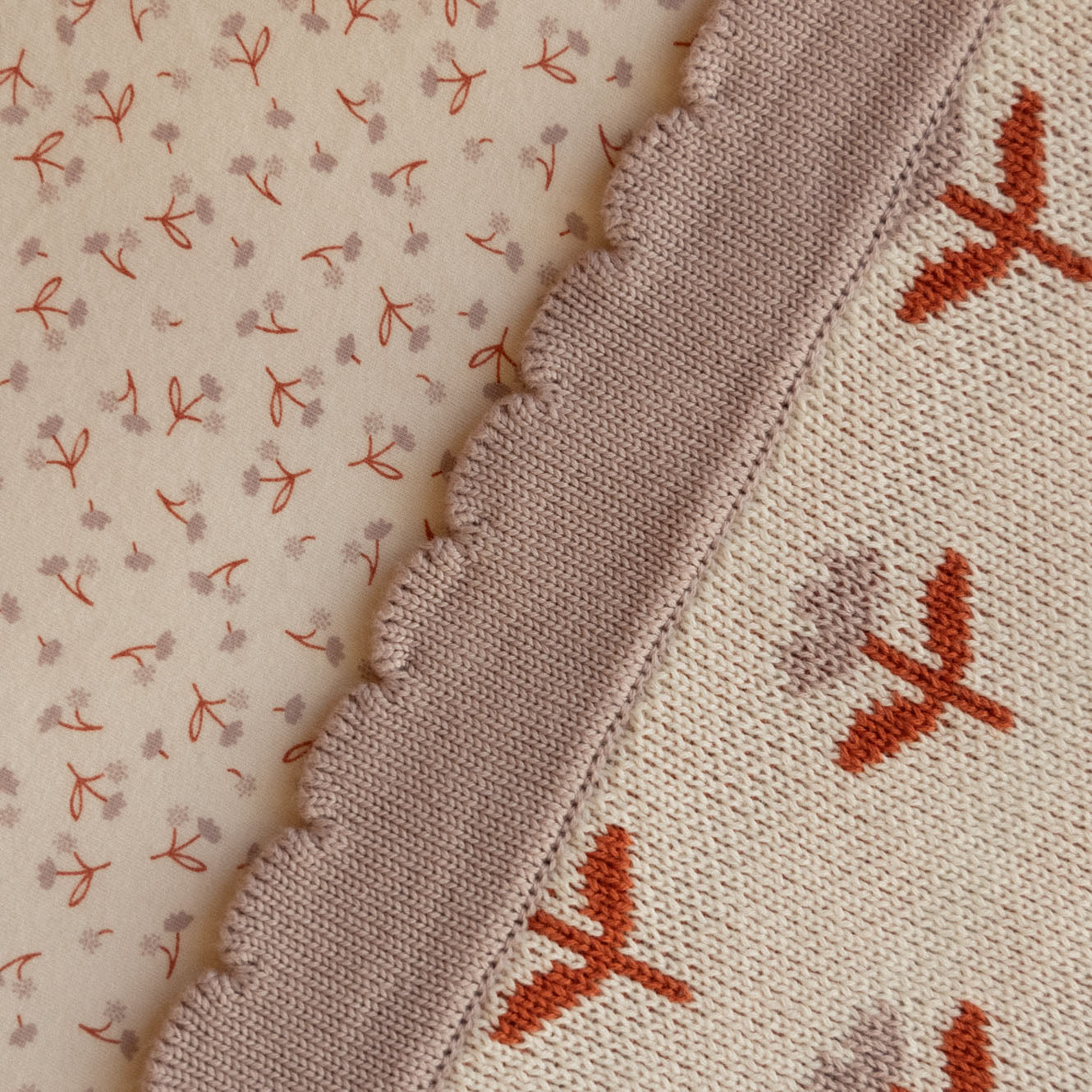 Nature Baby - Fern Blanket / Fleurette Knit