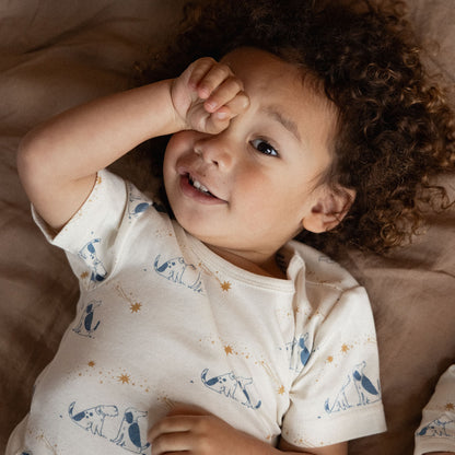 Nature Baby - Shortie Pyjama Set / Dog Dream Print